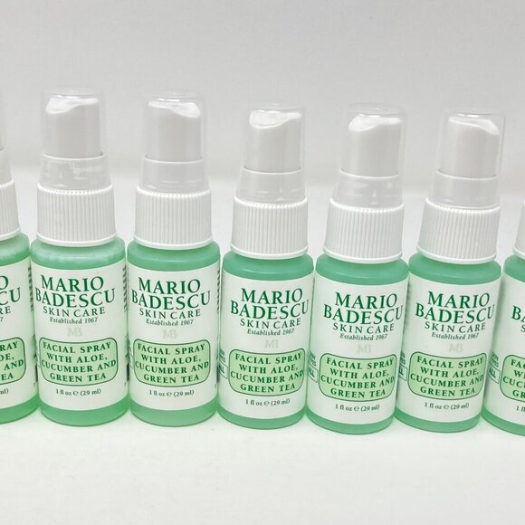 8 Mario Badescu Facial with Aloe, Cucmber and Green Tea Mist  1oz Bottles - Picture 1 of 2